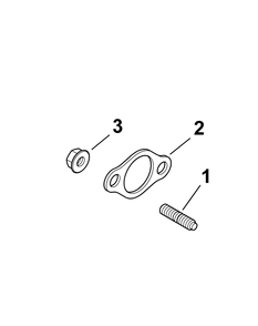 Efi Engine Exhaust Diagram and Parts List for 465 4X4-EFI-1H318G-Before-37AMD710 Cub Cadet Lawn Tractor Accessories